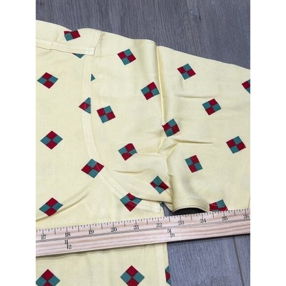 NWOT Bogey Boys by Macklemore Men's The Rectangle Button-Up Shirt Yellow Size M - Picture 6 of 8